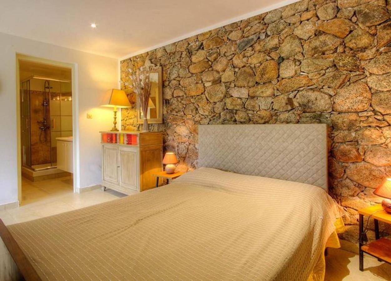 Studio Confortable Avec Vue Sur La Montagne A Moltifao 30M² Jardin Eksteriør bilde